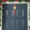 Glitzhome® 14" Christmas Metal Elf, Snowman & Santa Wreath Hanger Set